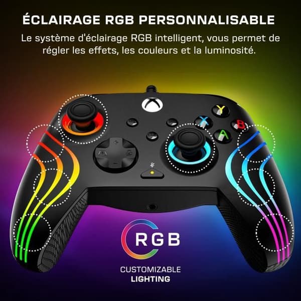 Kablet RGB Gamepad - TURTLE BEACH - TBC-2002-05 - Afterglow™ Wave - Sort - Xbox/PC