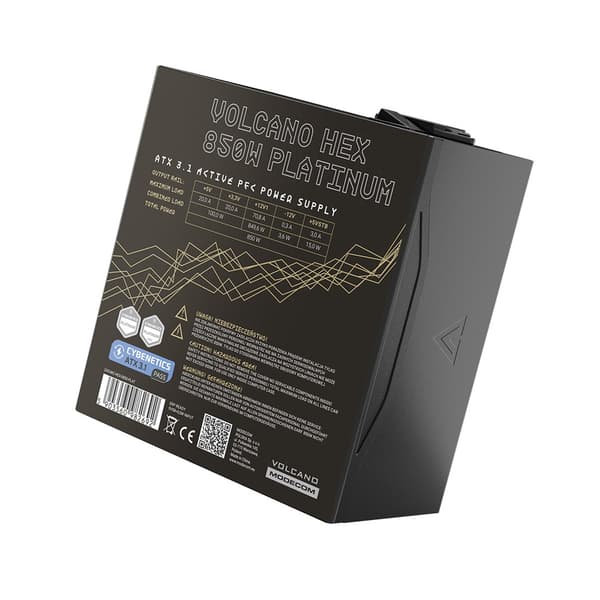 MODECOM Virtalähde VOLCANO HEX PLATINUM 850W ATX3.1