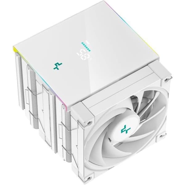 CPU-køler - DEEPCOOL AK620 Digital - 2x 120 mm blæser - Hvid