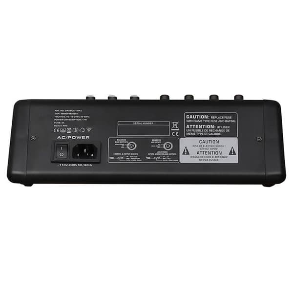 DNA Professional HLC 4 MK2 - analog mixer med USB, Bluetooth, MP3, fantomstrøm og DSP-processor
