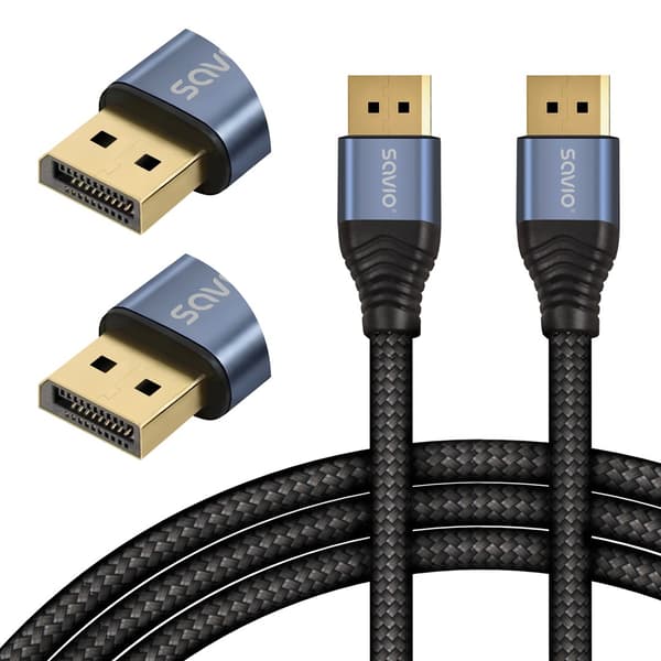 Savio CL-211 DisplayPort-kaapeli 3 m Musta