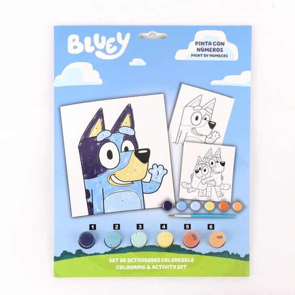 Bluey Paint numerosarjalla