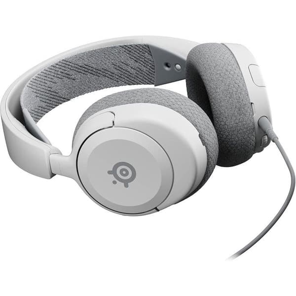 Gaming Headset - STEELSERIES - Arctis Nova 1P Hvid - Kablet - Multiplatform - Hvid / Grå