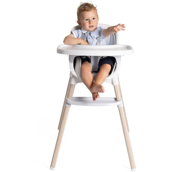 Chicco Zest Plus højstol - Let - Kompakt - Gråt træ