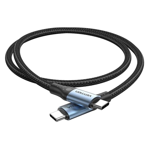 Vention USB 2.0 5A 240W 1m MUSTA USB-C - C -kaapeli