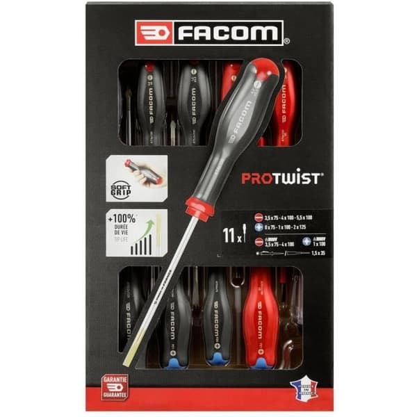 11 PROTWIST-ruuvimeisselin sarja - FACOM - AT.11PB