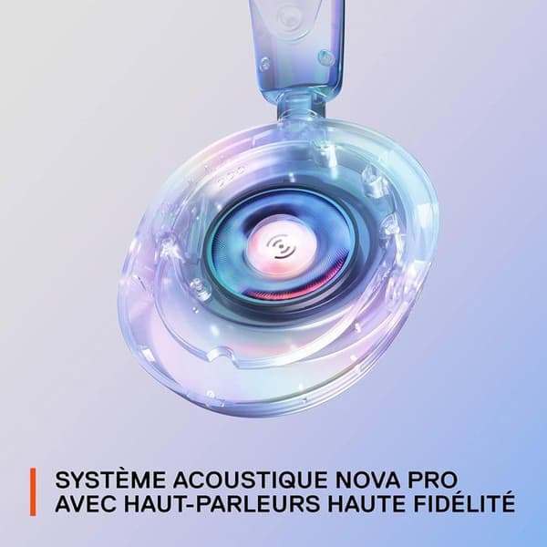 Gaming Headset - STEELSERIES - Arctis Nova 1P Hvid - Kablet - Multiplatform - Hvid / Grå