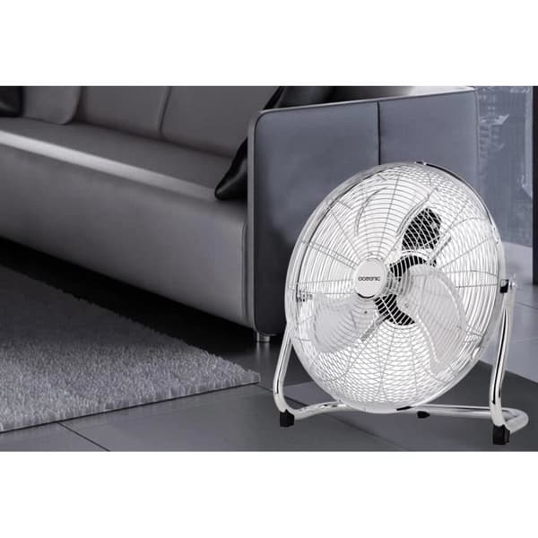 OCEANIC Industrial Gulvventilator - 70 W Luftventilator - 3 Hastigheder - Diameter 35 cm