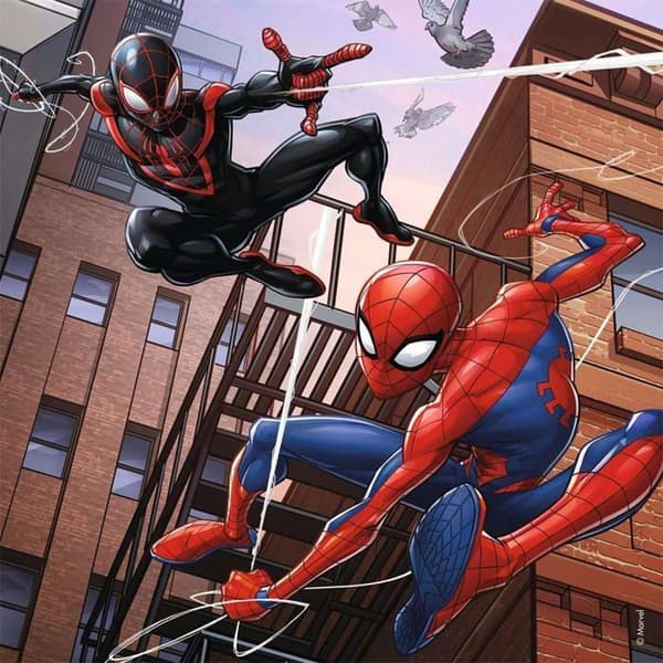 SPIDER-MAN Pussel Och Action 3x49 bitar