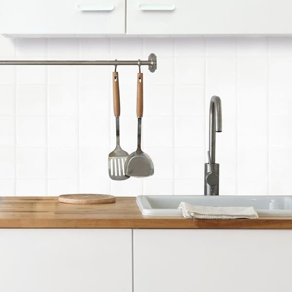 Färg för köks- och badrumsrenovering - Vit - Satin - Ripolin - 2L