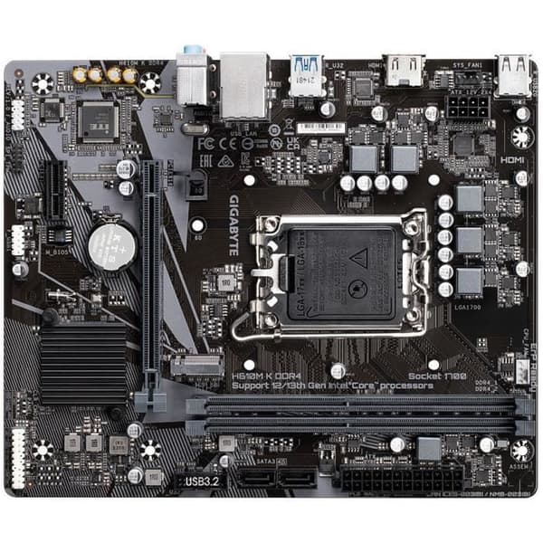 Moderkort - GIGABYTE - H610M K DDR4