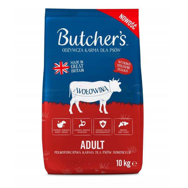 BUTCHER'S Original Beef - tørfoder til hunde - 10 kg