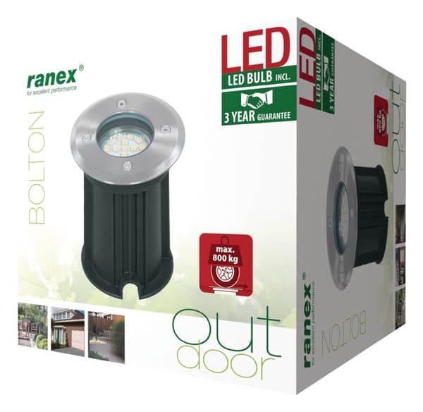 Ranex 5000461 LED-maaspottivalaisin