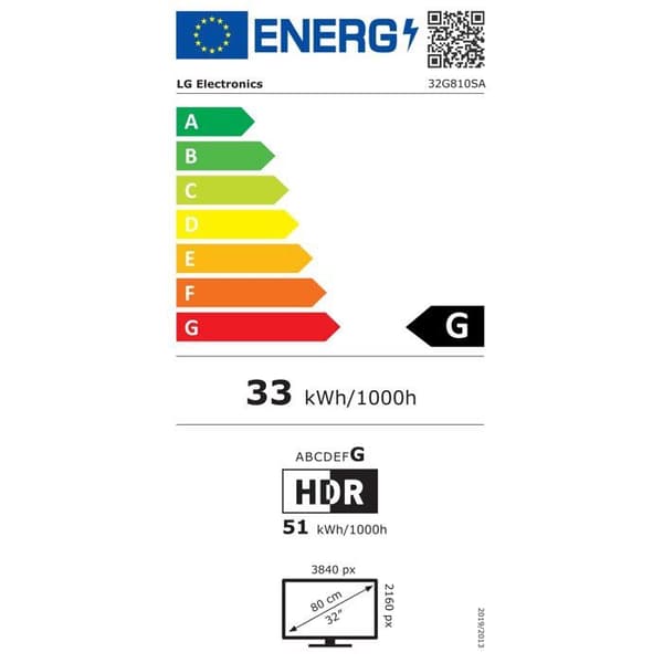 PC-gamerskærm - LG ELECTRONICS - 32 tommer - 4K UHD - 144Hz - IPS-panel - 1 ms - 32G810SA-W