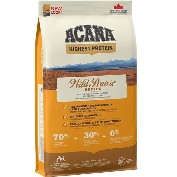 ACANA Highest protein Wild Prairie Dog - torrfoder för hundar - 11,4 kg