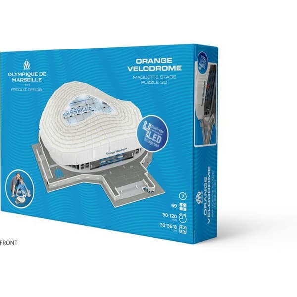 MEGABLEU - 678266 - 3D OM-STADIUMPUSSEL MED LED