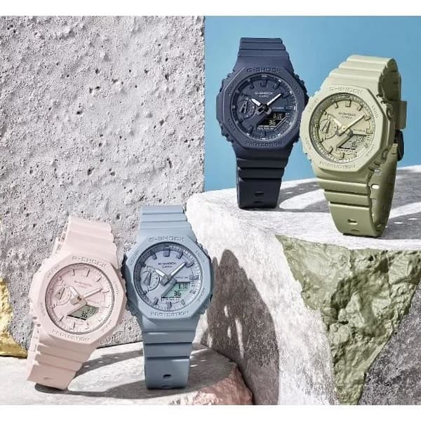 Klocka - Casio - G-Shock Classic Ladies - Blå - Stötsäker - LED-belysning