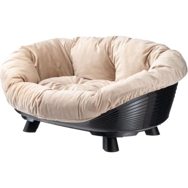 Korg - FERPLAST - SOFFTHRONE 6 - Med kudde - Svart