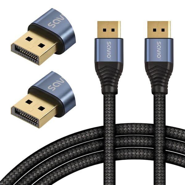 Savio CL-210 DisplayPort-kaapeli 2 m Musta