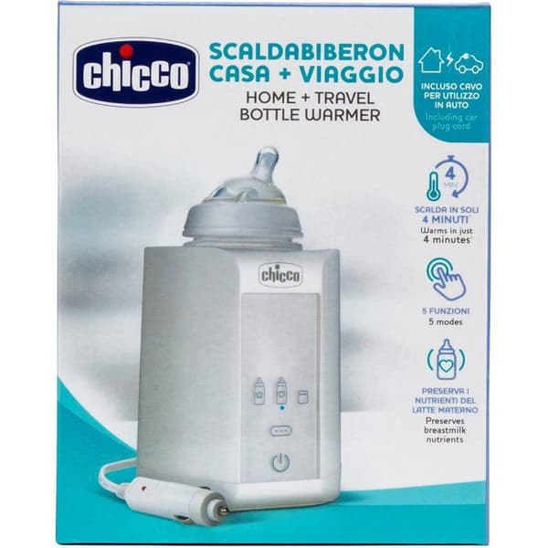Chicco-matkapullonlämmitin - kosketusnäyttö - kompakti