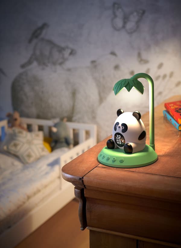 Herätyskello yövalolla - BIGBEN KIDS - Panda