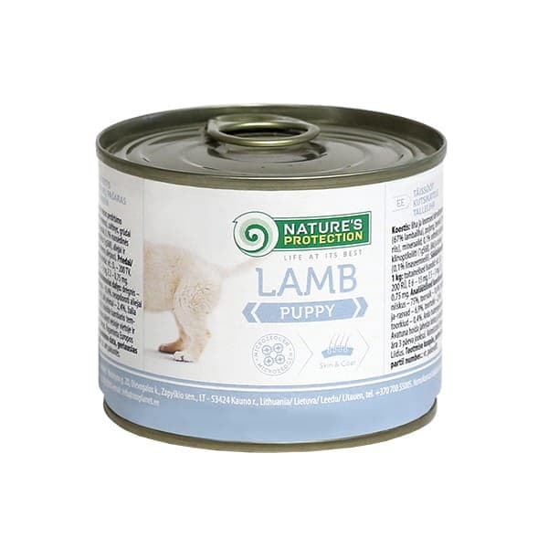 NATURE'S PROTECTION Puppy Lamb - vådfoder til hvalpe - 200 g