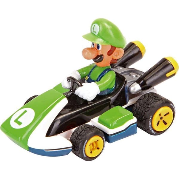 Mario Kart™ Pull-Back miniatyrbil, 3-pack, skala 1:43, CARRERA Pull & Speed, från 4 år
