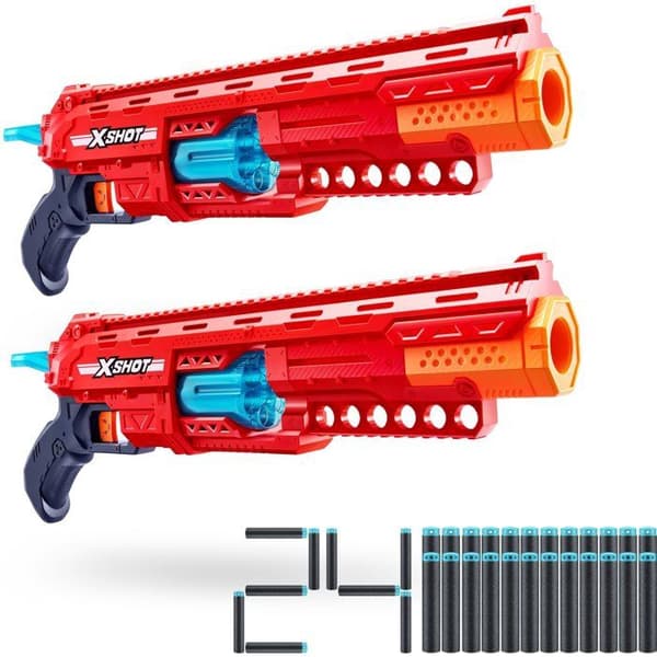 ZURU XSHOT - Pistooliyhdistelmäpakkaus - Excel Caliber -blaster - 24 nuolta