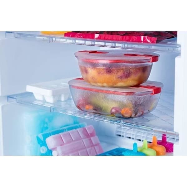 PYREX - COOK & HEAT - Rektangulär glaslåda med lock 28 * 20 cm