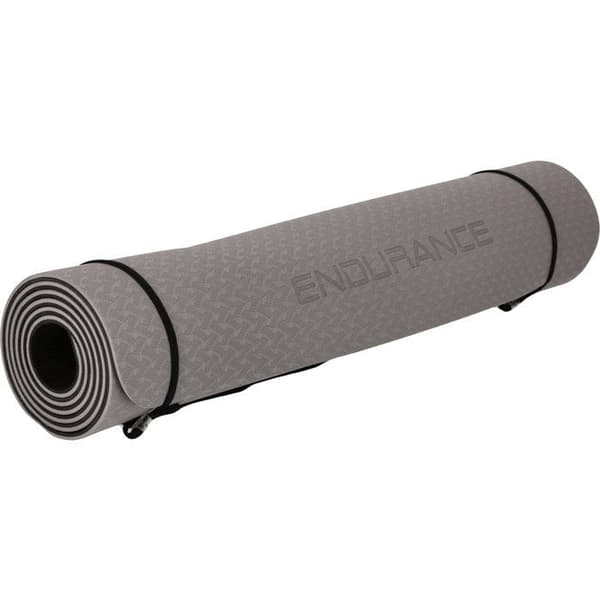 Yogamåtte - ENDURANCE - 4 mm - Grå