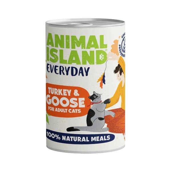 ANIMAL ISLAND Everyday kalkun og gås - vådfoder til katte - 400 g