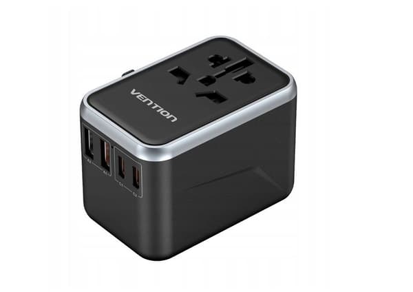 Vention 65W GaN rejseadapter og oplader 2x USB-A 2x USB-C