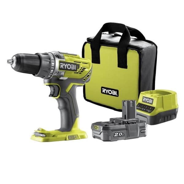 RYOBI akkuporakone - 18 V 2 Ah