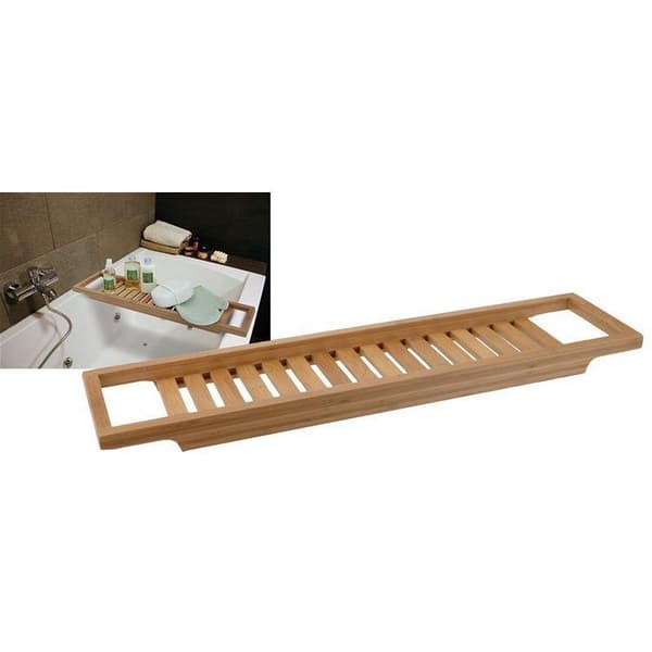 Bathroom Solutions -kylpyteline bambusta 64x15 cm