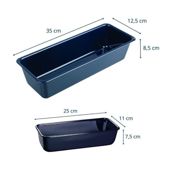 Set med 2 kakformar - DR. OETKER - Back Liebe - 25 och 35 cm