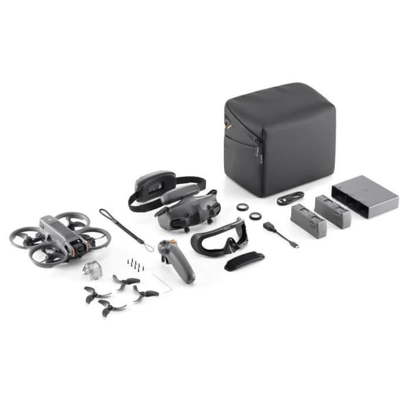 Drönarpaket - DJI - Avata 2 + RC Motion 3 Stabilisator + Google 3 Headset + 3 Batterier