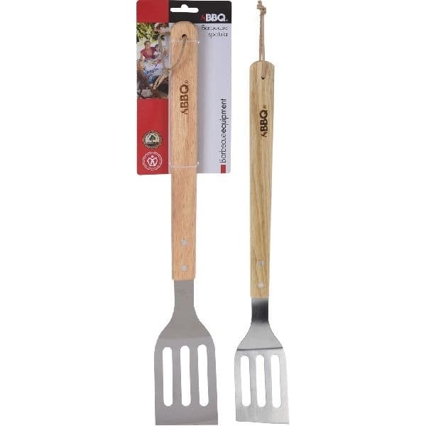 Grillspatel i rostfritt stål/trä 46 cm