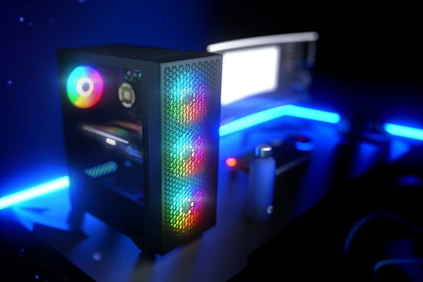 Logic DART PRO ARGB MIDI USB-C PC-fodral Svart