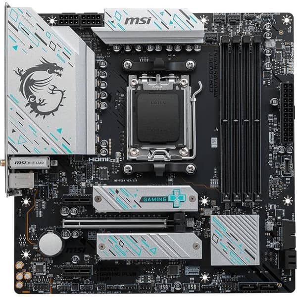 Moderkort - MSI - B650M GAMING PLUS WIFI AM5 micro ATX-kortplats