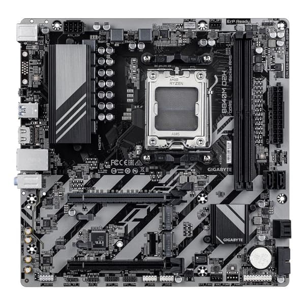 Moderkort - GIGABYTE - B840M D2H - Micro-ATX-format - AMD B840-chipset - DDR5 och PCIe 5.0