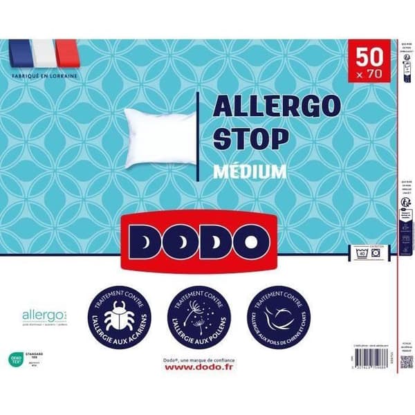 DODO - Kudde - ALLERGO STOP - 50 x 70 cm