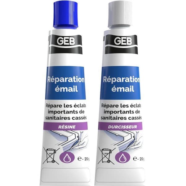 Tandemaljreparation - GEB - Tvåkomponents - Vit