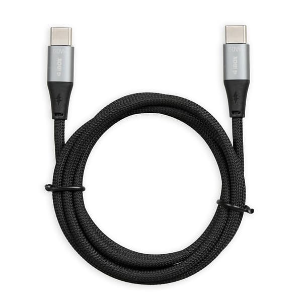 iBOX IKUTC USB-C-kabel 60W 2m Sort