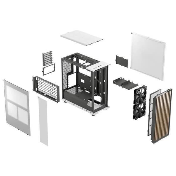 PC-chassi - Fractal Design - North Chalk White