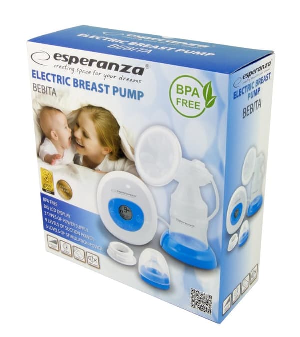 Esperanza ECM001B bröstpump 1550 ml Elektronisk