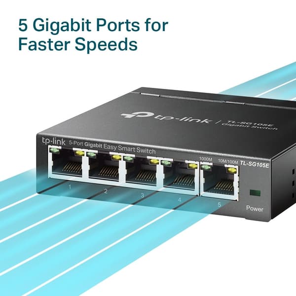 TP-Link 5-portars Gigabit Easy Smart Switch