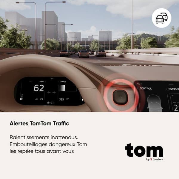 TomTom-älykäs liikennevaroitusavustin