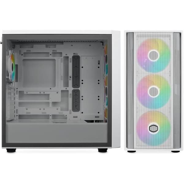 PC-kabinet - COOLER MASTER - MB600-WGNN-S00 - MASTER - BOX 600 Hvid