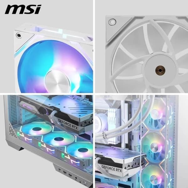 PC-kylning - MSI - 306-7G24F04-809 - MPG EZ120 ARGB WHITE-3W