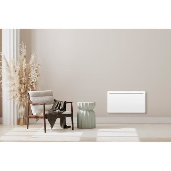 Fast elektrisk radiator med keramisk tröghetstorkning